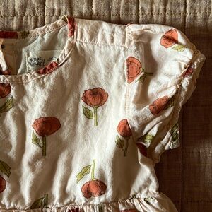 Hazel Village Pink Floral Cotton Dress size 6-7 years